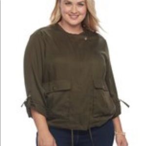NWT Apt 9 Women's Utility Jacket NWT Plus Size 0X